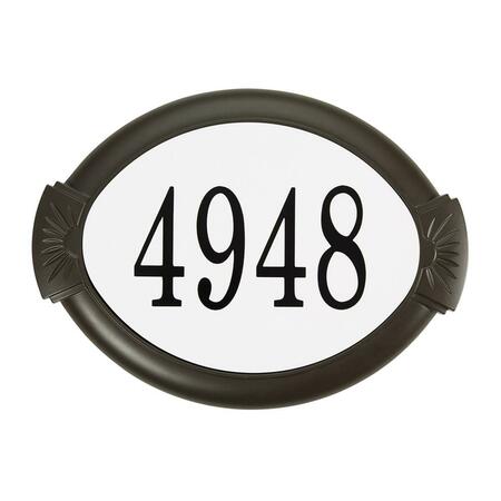 SPECIAL LITE PRODUCTS Classic Address Plaque, Mocha SAP-4180-MOC